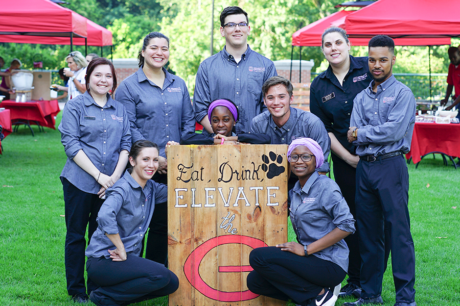 A group shot of the Catering team.