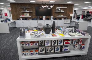 Technology on sale in a bookstore